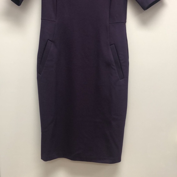 Lands’ End plum sheath dress - Picture 2 of 8